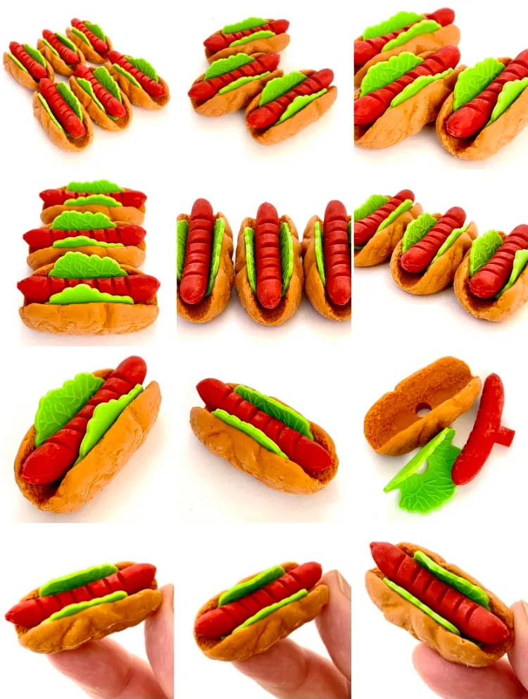 38122 IWAKO HOT DOG ERASER-10