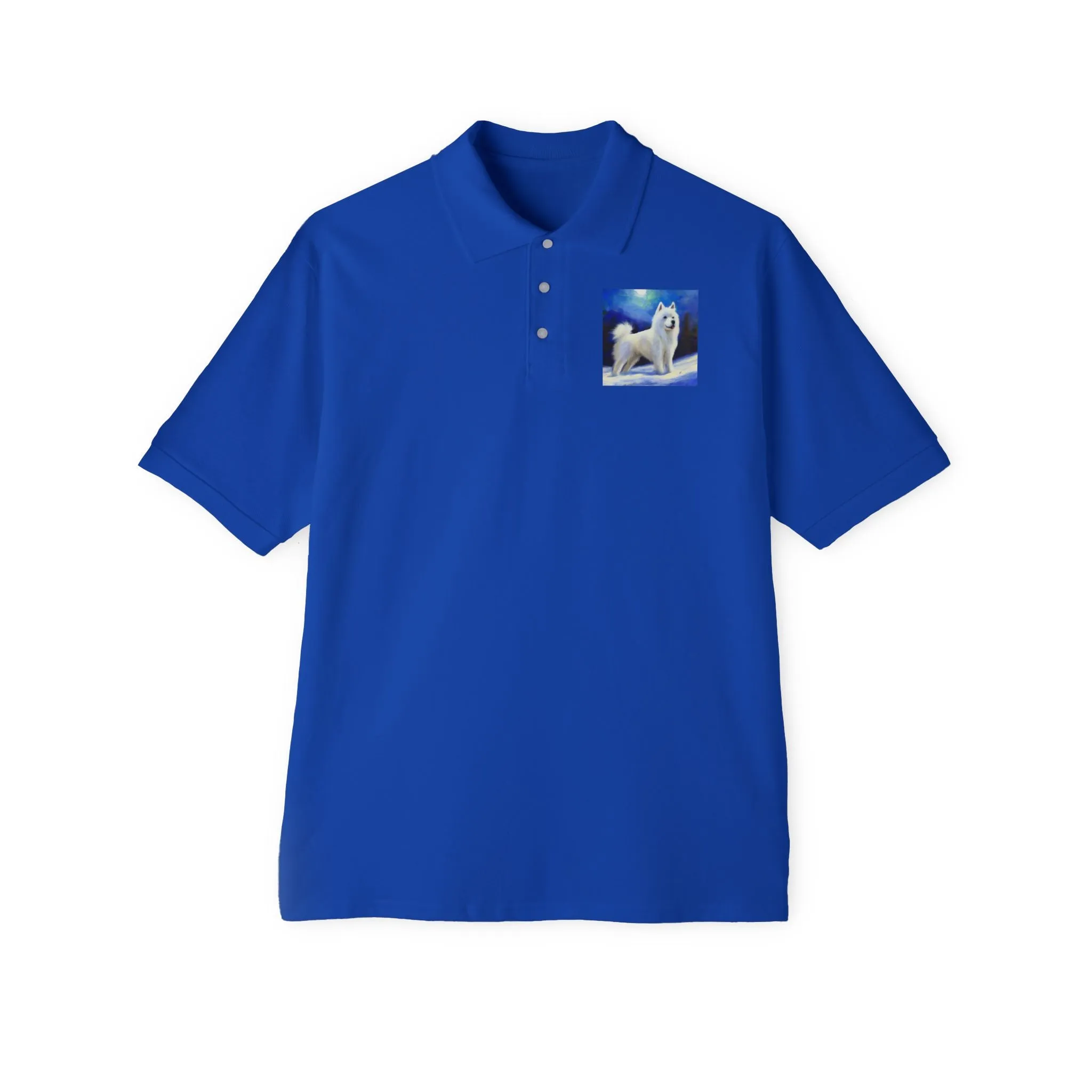 American Eskimo - Men's Piqu Polo Shirt: Timeless Elegance