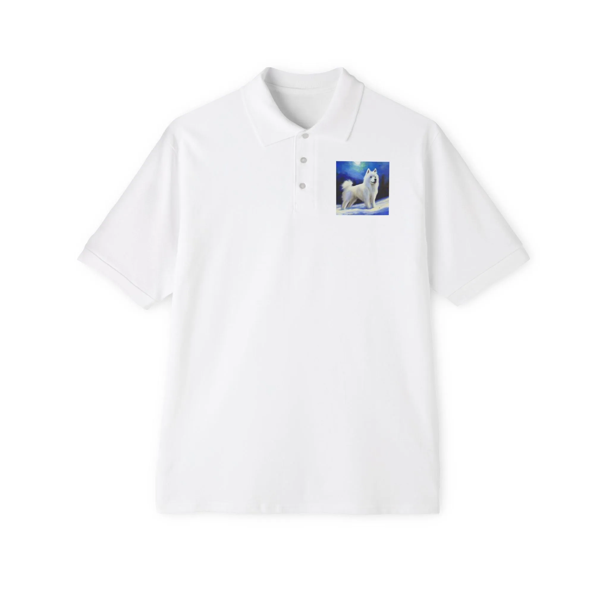 American Eskimo - Men's Piqu Polo Shirt: Timeless Elegance
