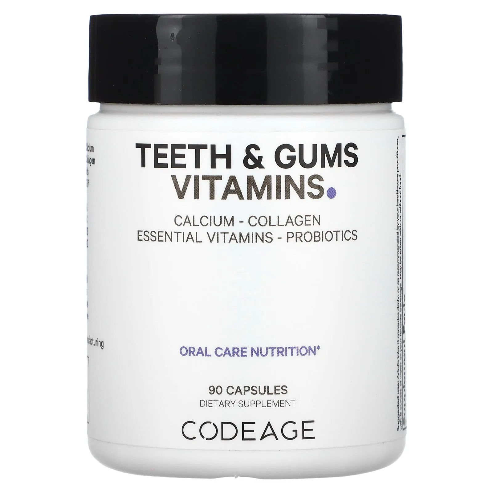Codeage, Teeth & Gums Vitamins, Oral Care Nutrition, 90 capsules