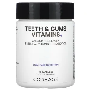 Codeage, Teeth & Gums Vitamins, Oral Care Nutrition, 90 capsules