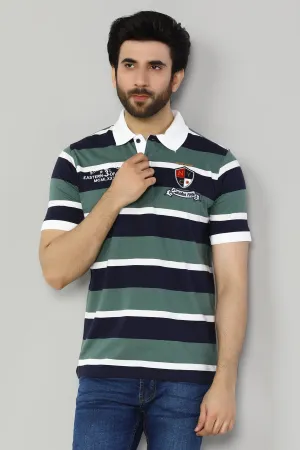 Color Block Polo Shirt