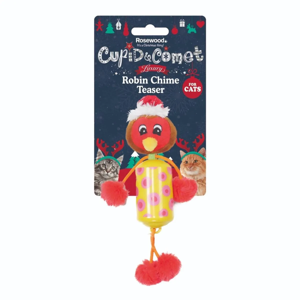 Cupid & Comet | Luxury Robin Chime | Christmas Cat Teaser