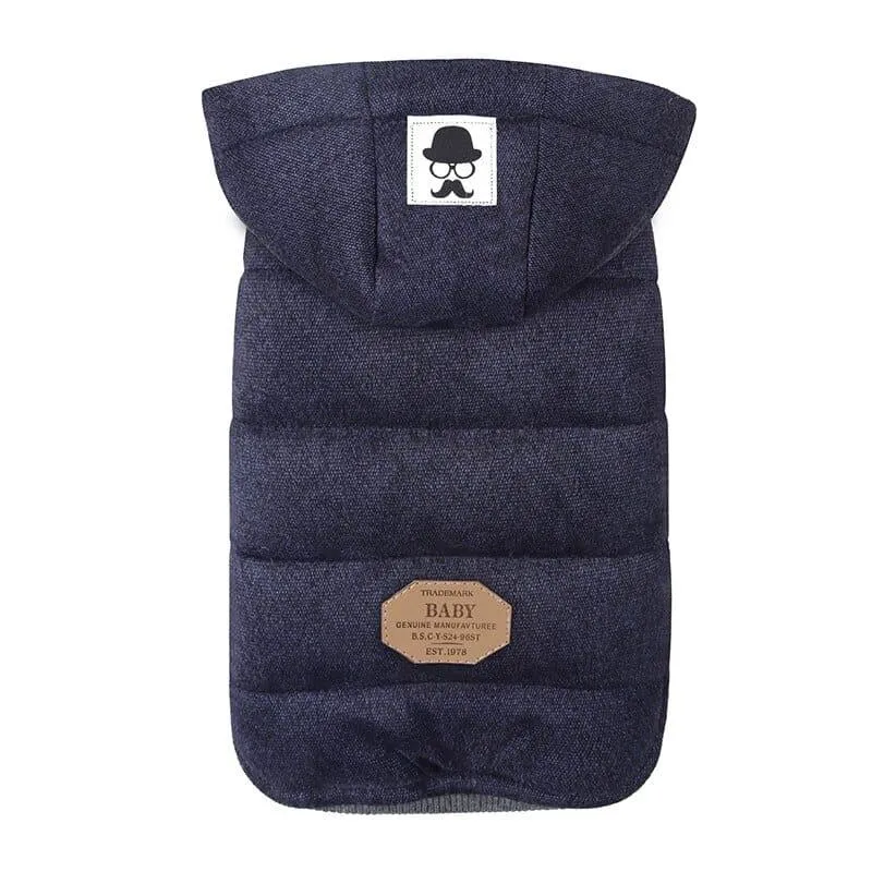 Cute Comfortable Winter Hooded Dog's Vest