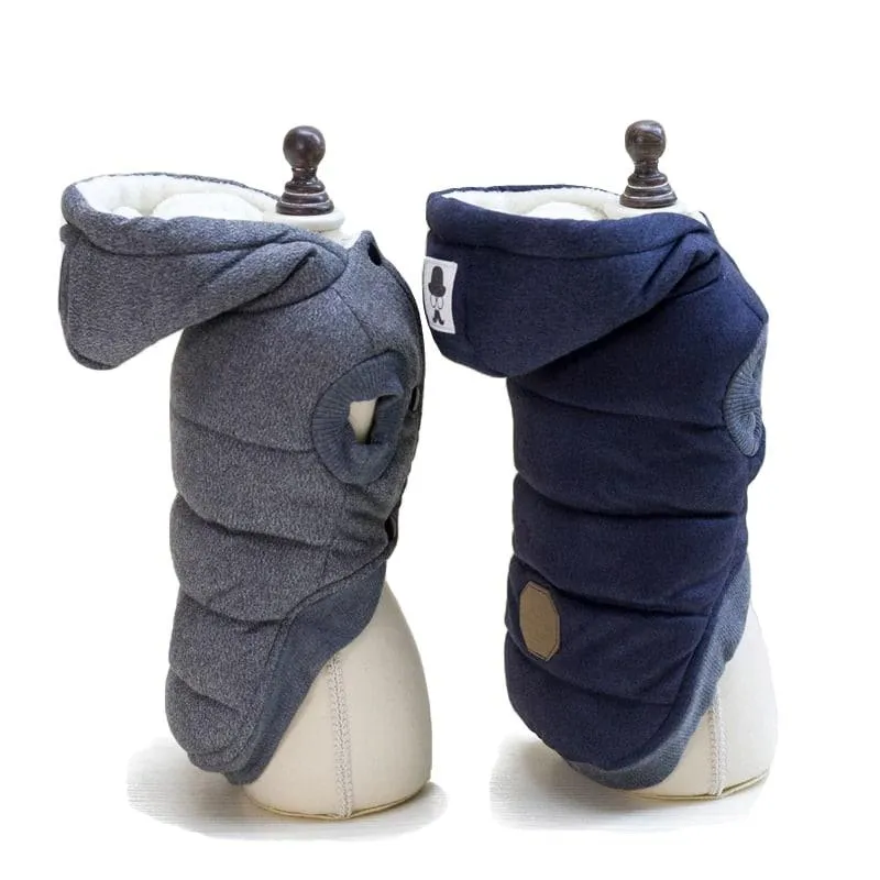 Cute Comfortable Winter Hooded Dog's Vest