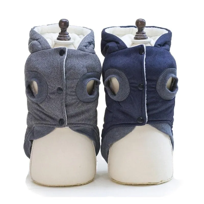 Cute Comfortable Winter Hooded Dog's Vest