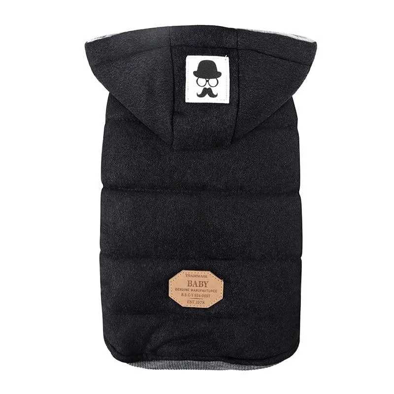 Cute Comfortable Winter Hooded Dog's Vest