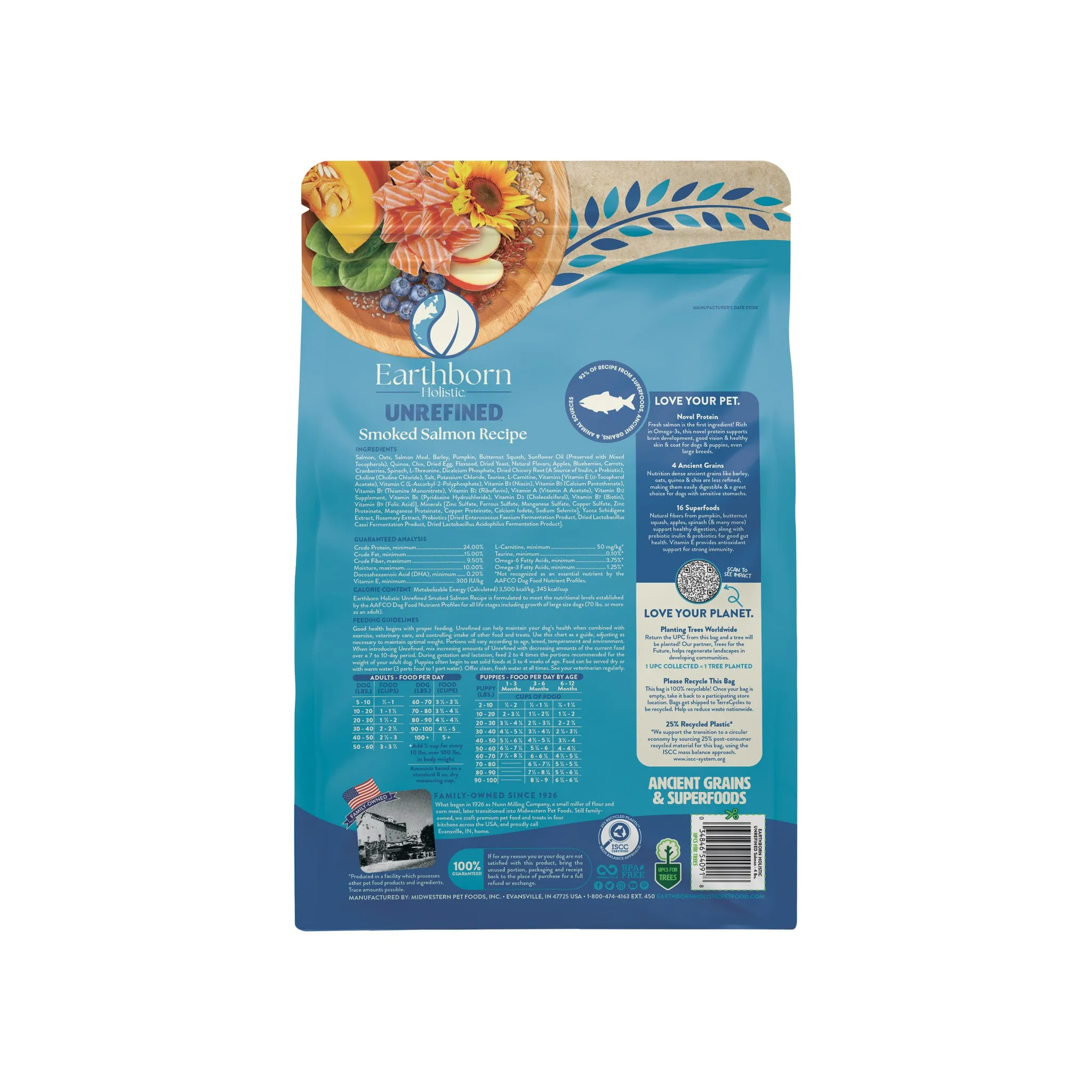 Earthborn Holistic Unrefined Ancient Grains & Superfoods Dry Dog Food