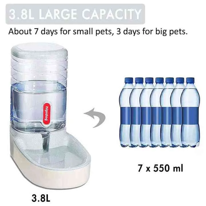 Eco-Friendly 3.8L Pet Dog Water- موزع مياه صديق للبيئة