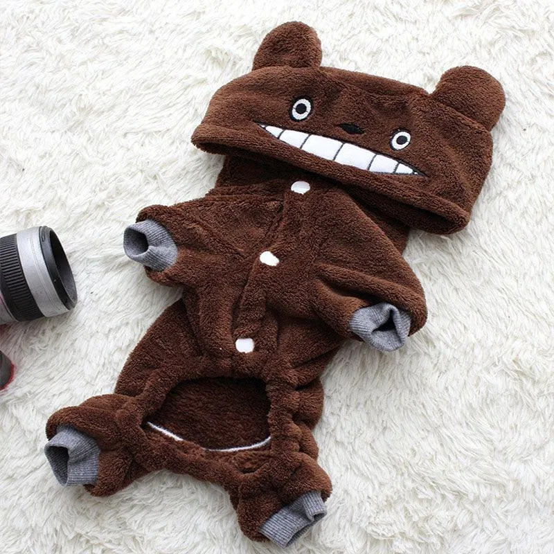 Fashion Warm & Comfortable Fleece Jumpsuit for Small Dogs