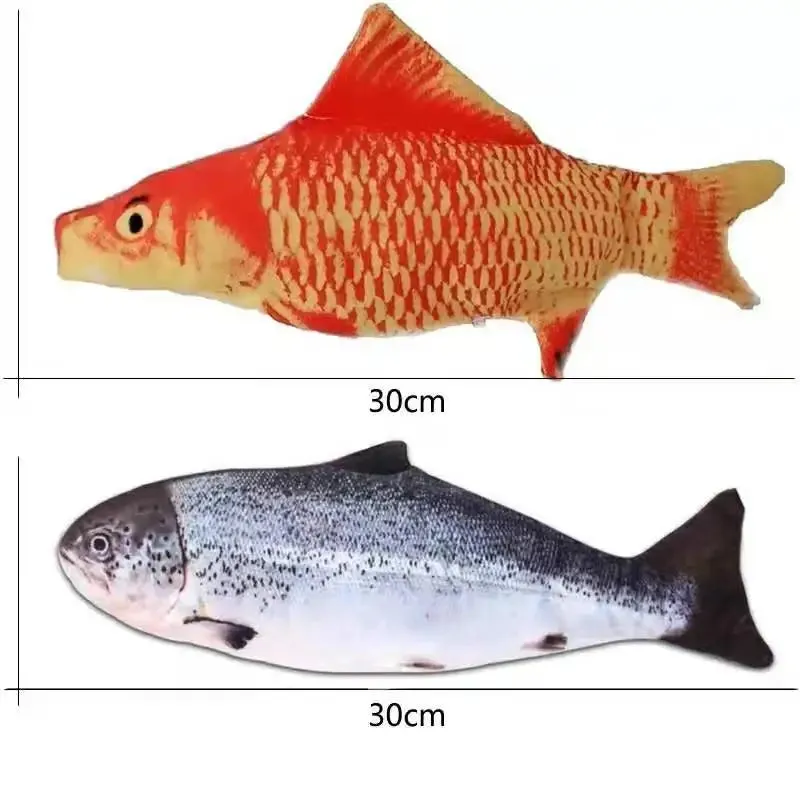 Flopping Fish Plush Cat Toy
