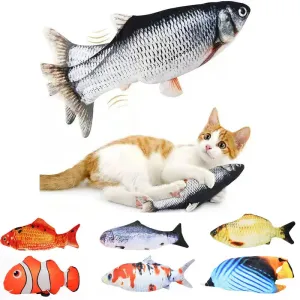 Flopping Fish Plush Cat Toy