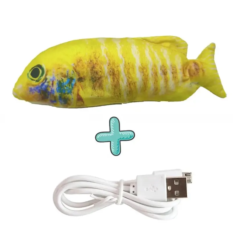 Flopping Fish Plush Cat Toy