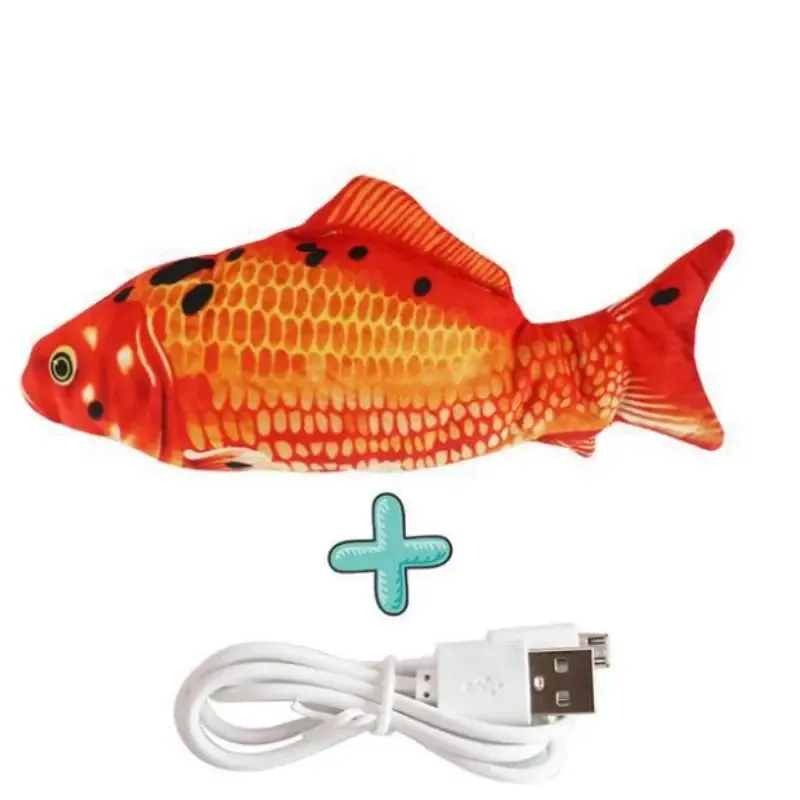Flopping Fish Plush Cat Toy