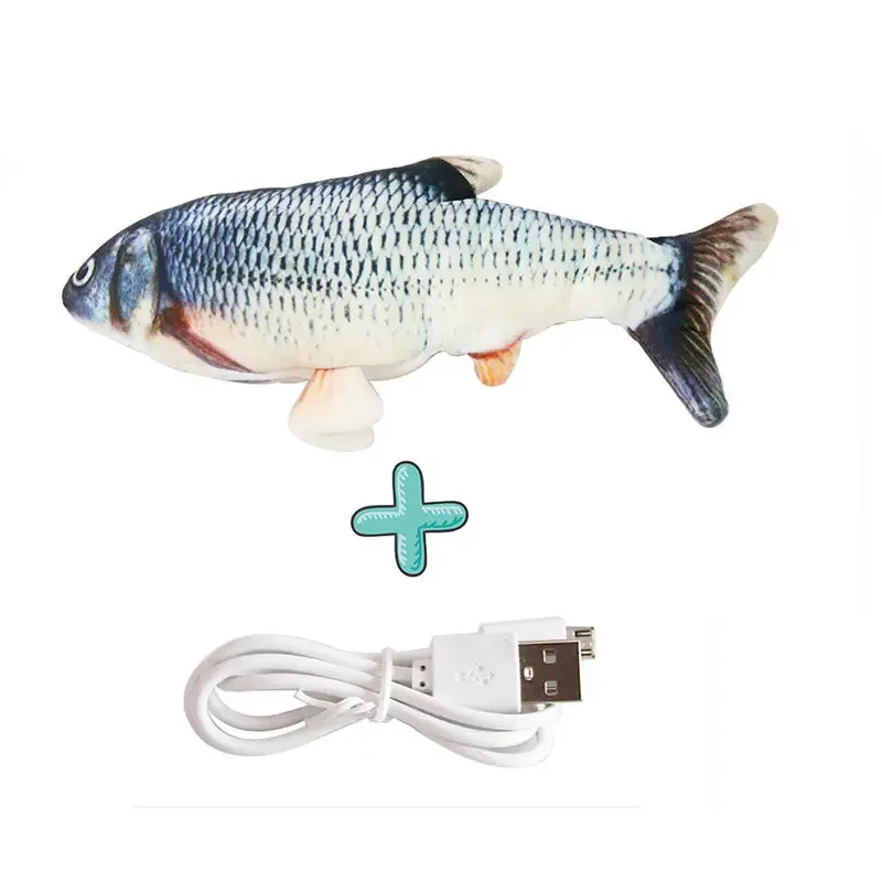 Flopping Fish Plush Cat Toy