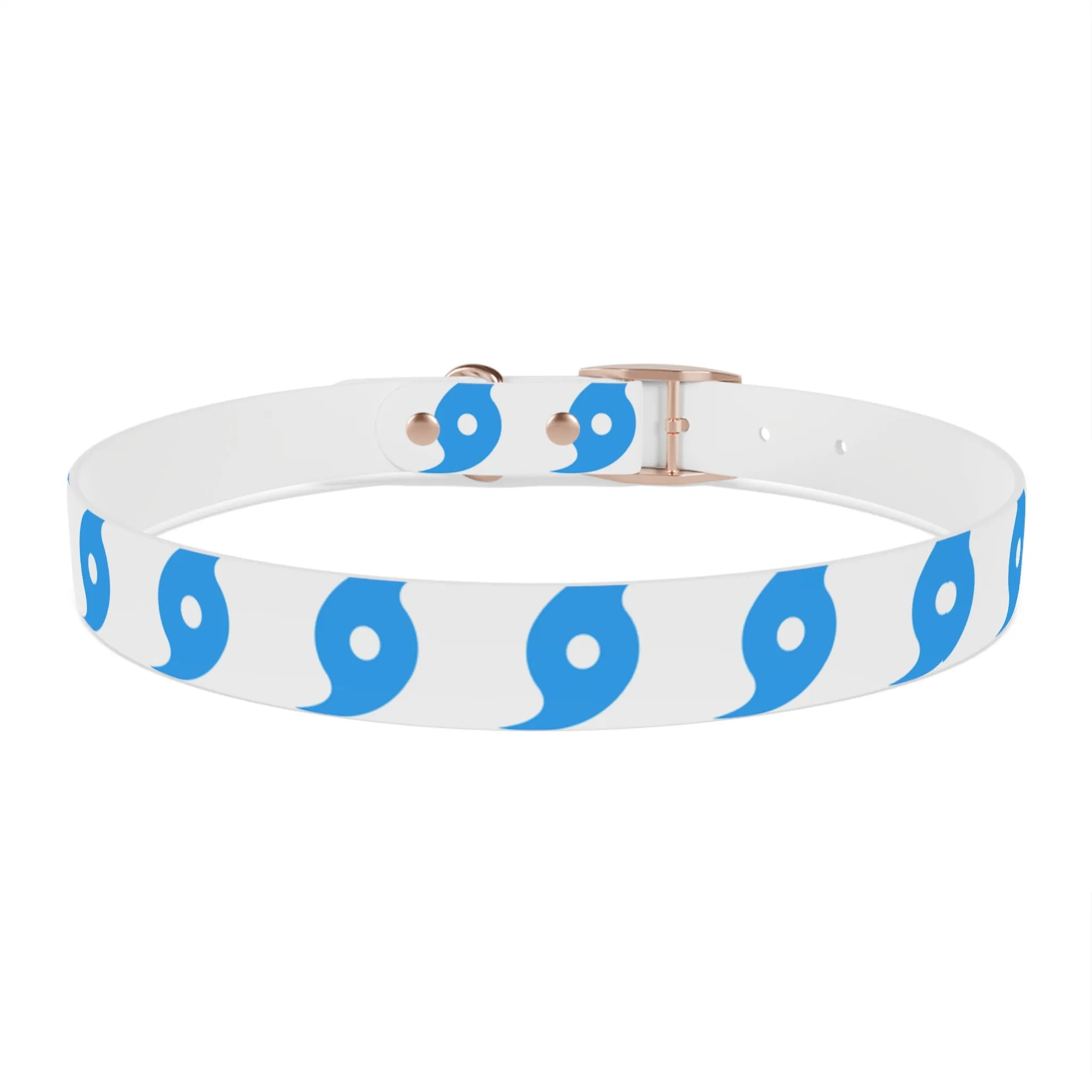 Hurricane Icon (Blue) Dog Collar