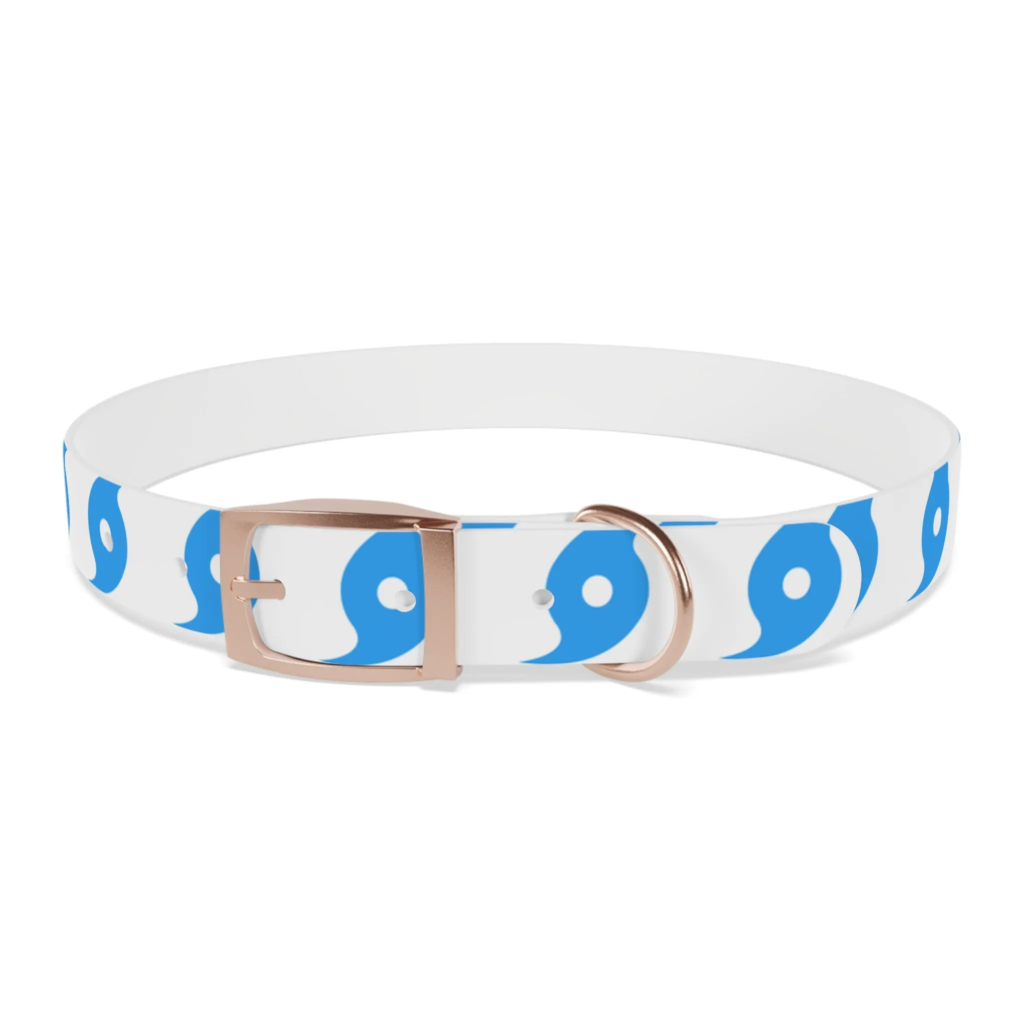 Hurricane Icon (Blue) Dog Collar