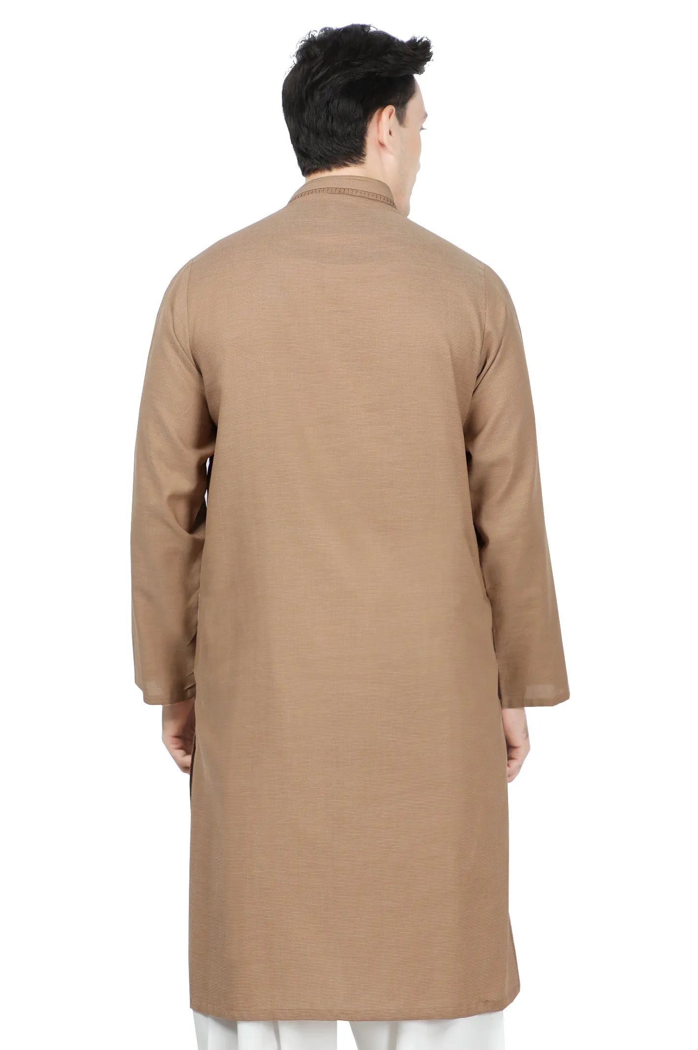 Men's Kurta in Brown SKU: EA2934-BROWN