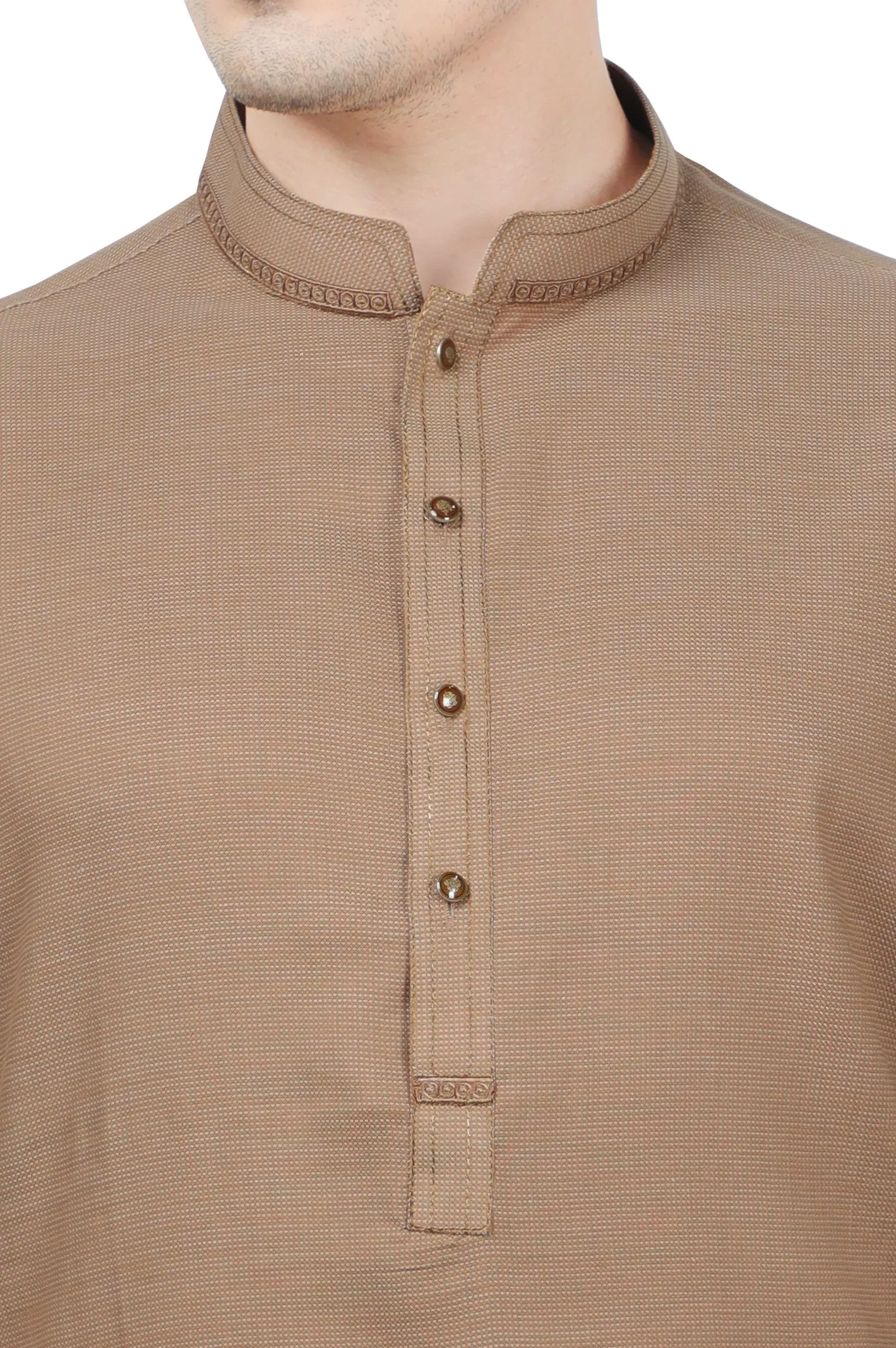 Men's Kurta in Brown SKU: EA2934-BROWN