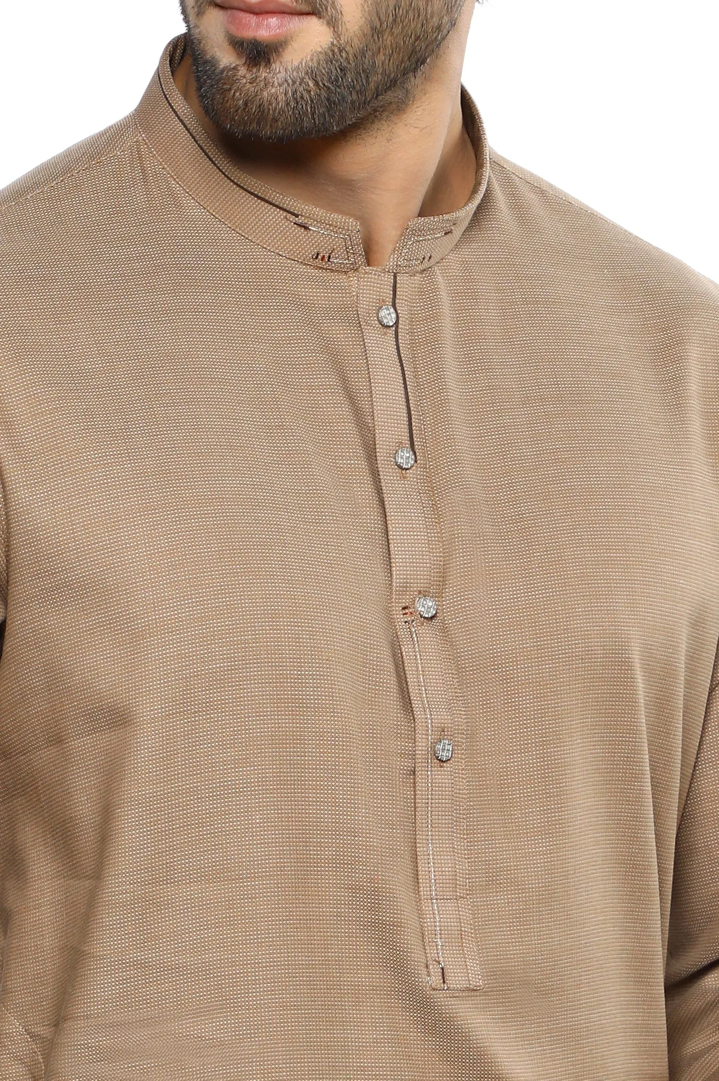 Men's Kurta in Brown