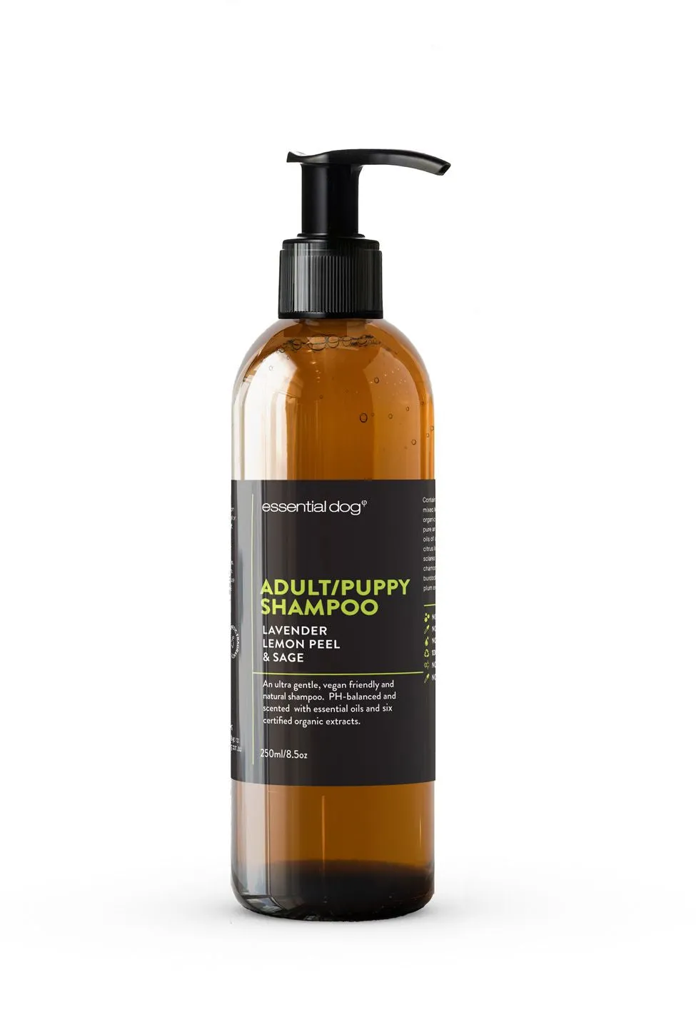 NATURAL DOG SHAMPOO LAVENDER, LEMON PEEL & SAGE (ADULT/ PUPPY) 250ML