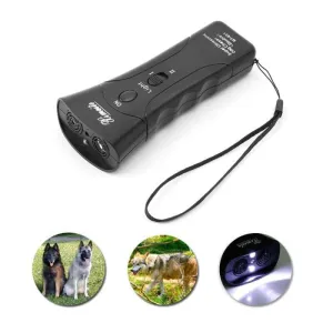 Ultrasonic Dog Training Device with LED Light
