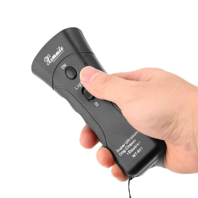 Ultrasonic Dog Training Device with LED Light